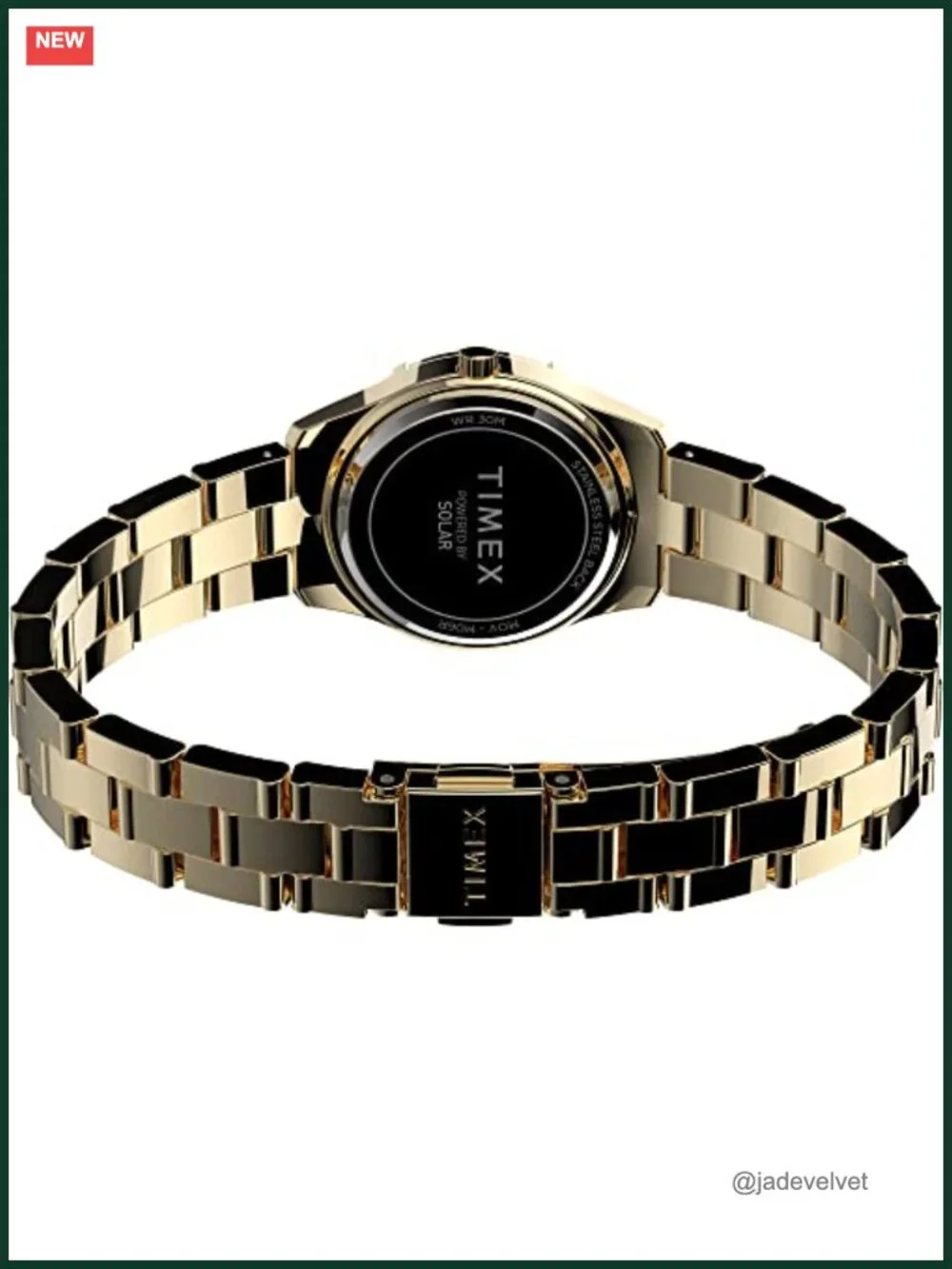 Timex Solar Premium Dress Watch 28mm Two-Tone Steel Bracelet